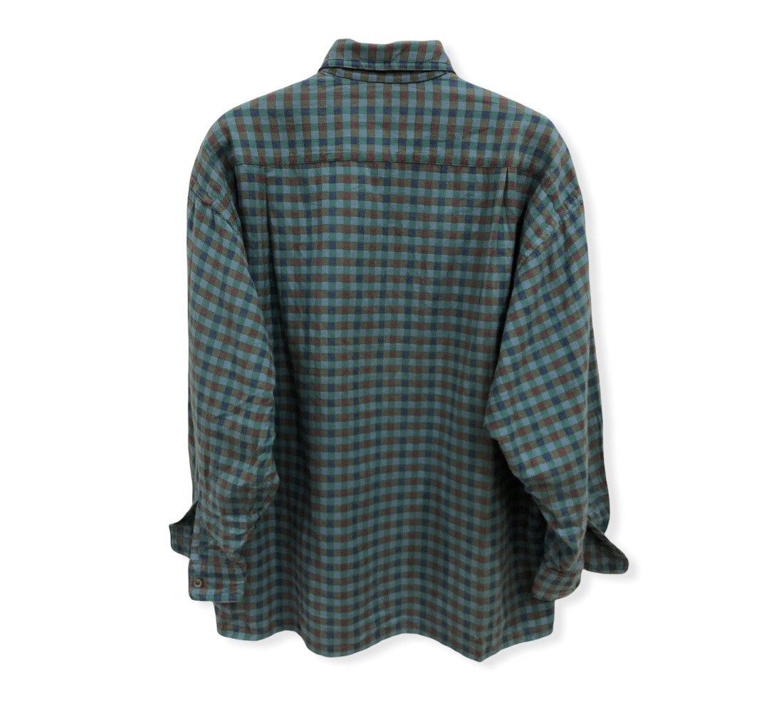 Flannel × Vintage Vintage Plaid Tartan Flannel Shirt 👕 Size US M / EU 48-50 / 2 - 2 Thumbnail