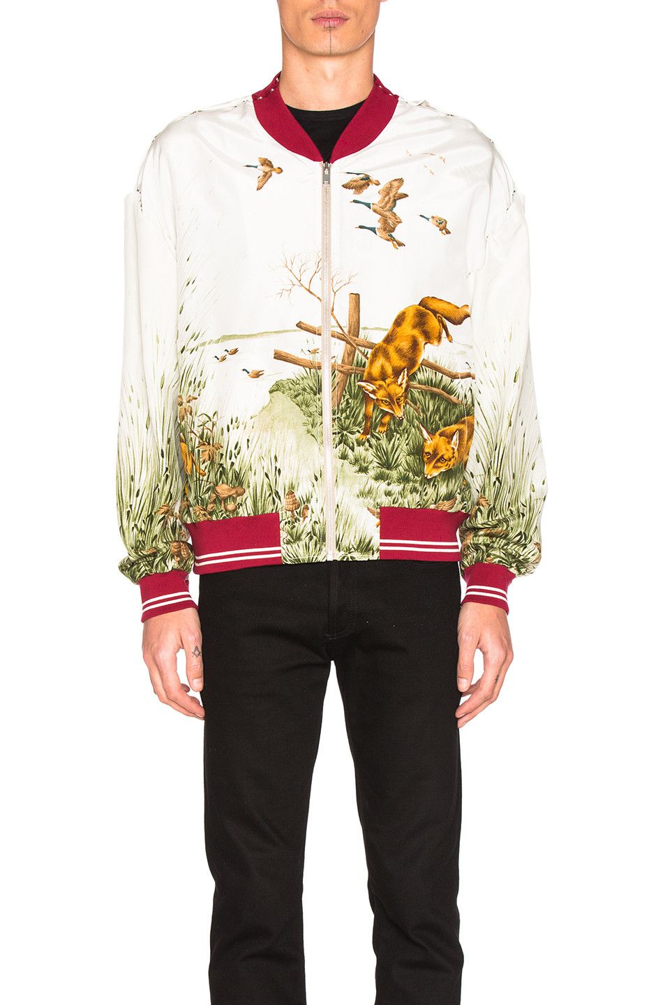 Maison Margiela Fox Print Silk Jacket Size US S / EU 44-46 / 1 - 14 Thumbnail