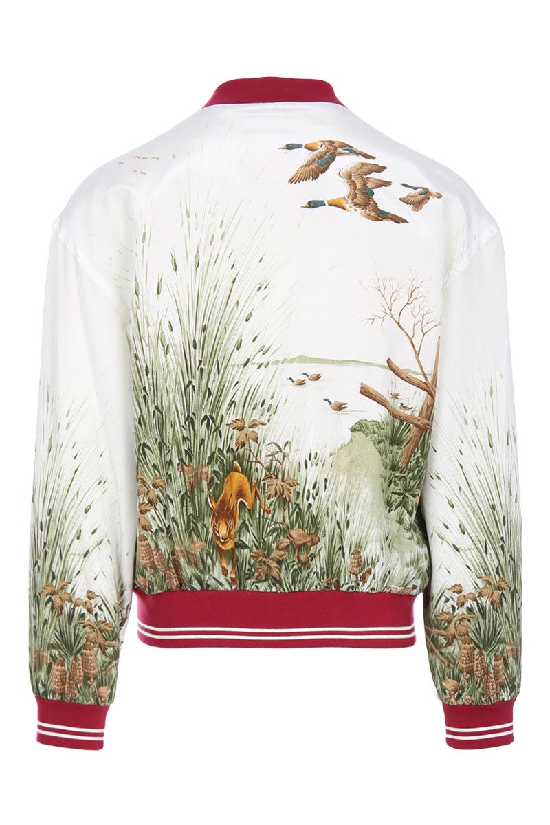 Maison Margiela Fox Print Silk Jacket Size US S / EU 44-46 / 1 - 12 Thumbnail