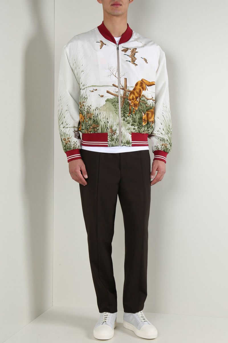 Maison Margiela Fox Print Silk Jacket Size US S / EU 44-46 / 1 - 11 Thumbnail