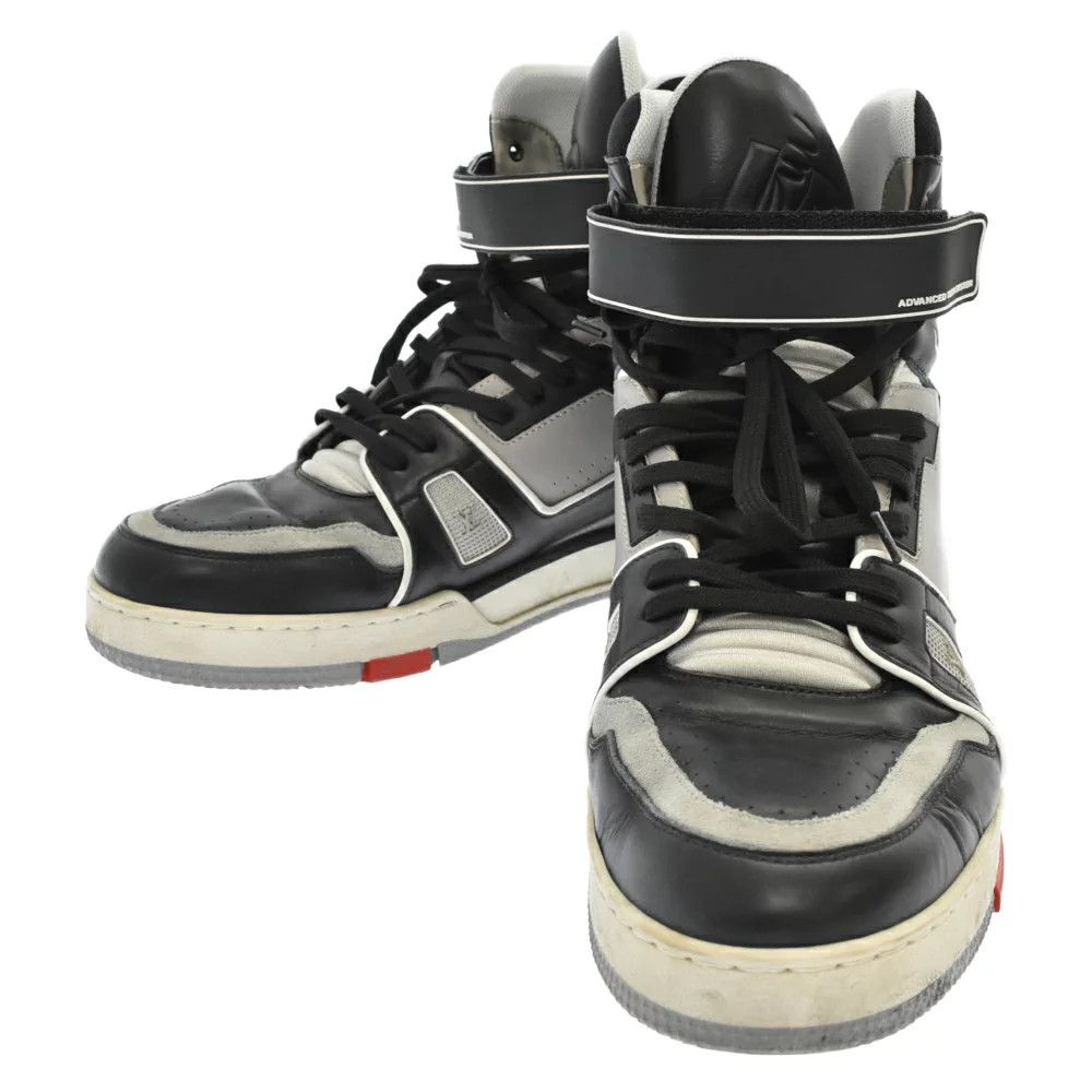 Louis Vuitton 19SS TRAINER LINE HIGH-TOP SNEAKERS CL 1128 BLACK/GRAY Size US 10 / EU 43 - 3 Thumbnail