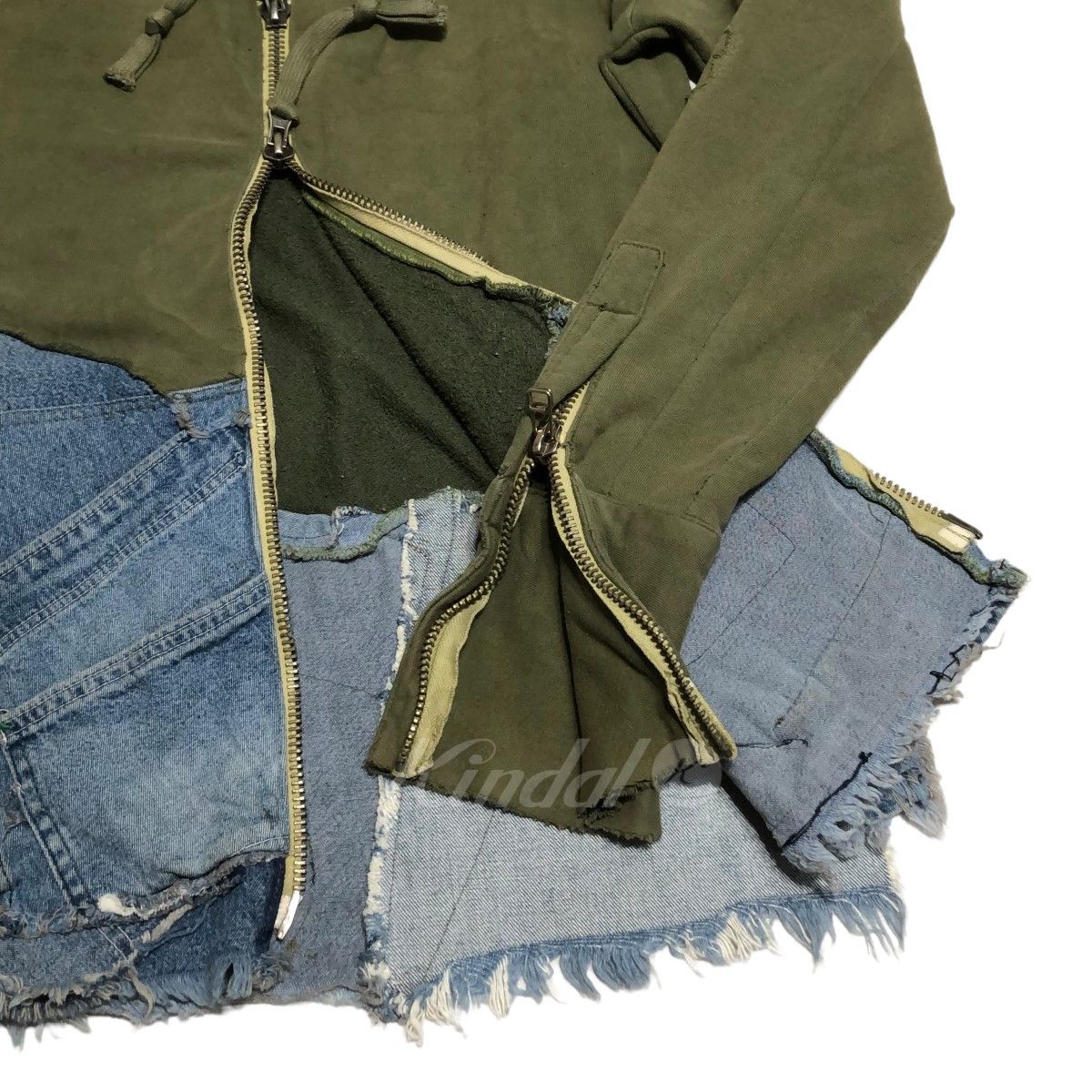 Greg Lauren 50/50 denim coat Size US M / EU 48-50 / 2 - 6 Thumbnail