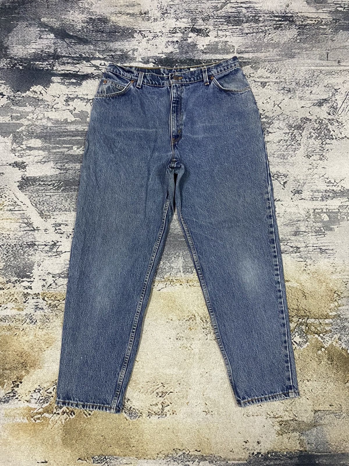 Vintage Levis 950 15951 Orange Tab Denim Jeans