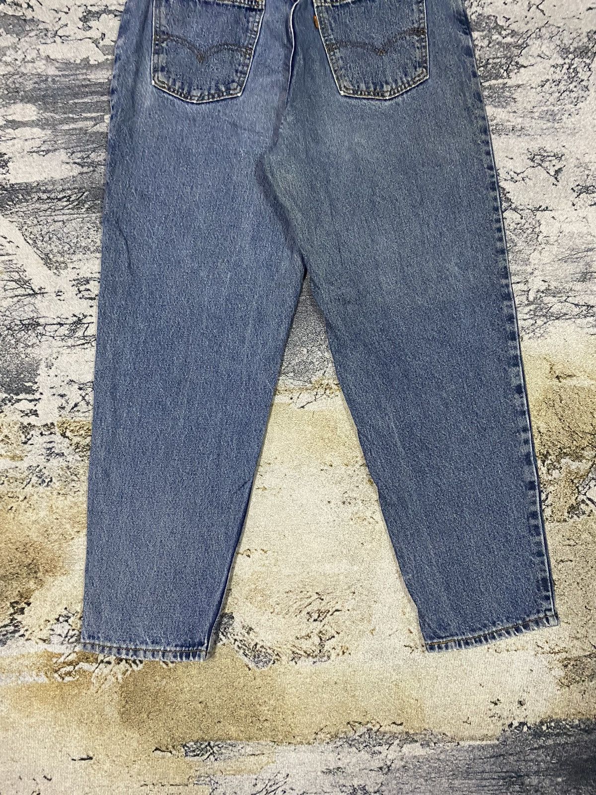 Levi's × Vintage Vintage Levis 950 15951 Orange Tab Denim Jeans Size US 33 - 8 Thumbnail