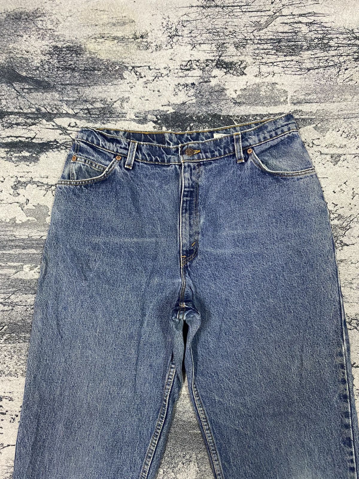 Levi's × Vintage Vintage Levis 950 15951 Orange Tab Denim Jeans Size US 33 - 4 Thumbnail