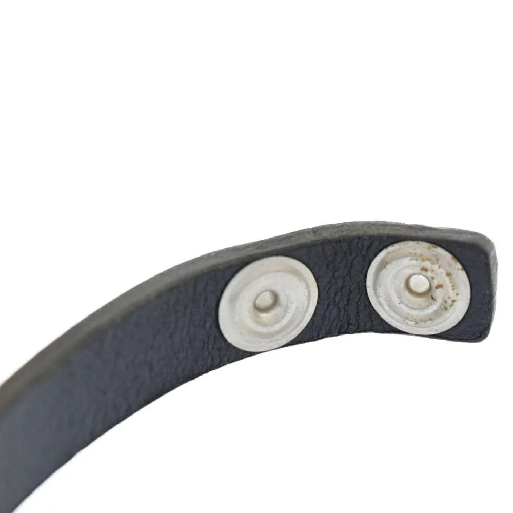 Undercover Black leather snap bracelet Size ONE SIZE - 6 Thumbnail