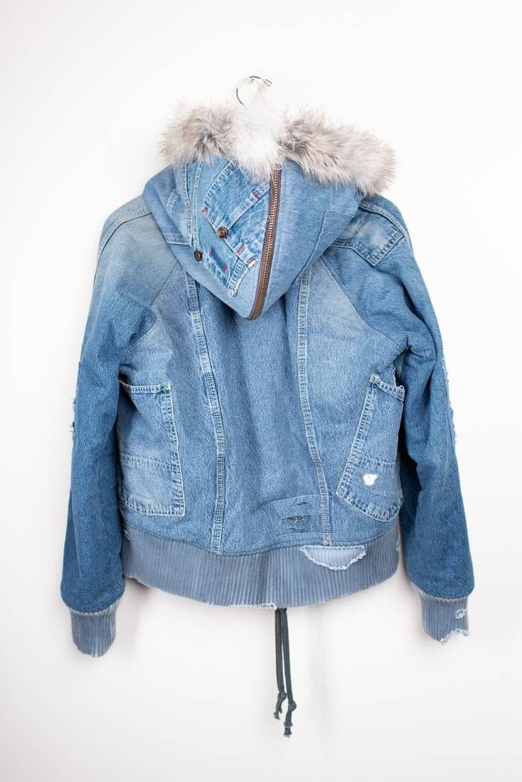 Greg Lauren Brand New Denim Flight Jacket Size US M / EU 48-50 / 2 - 16 Thumbnail