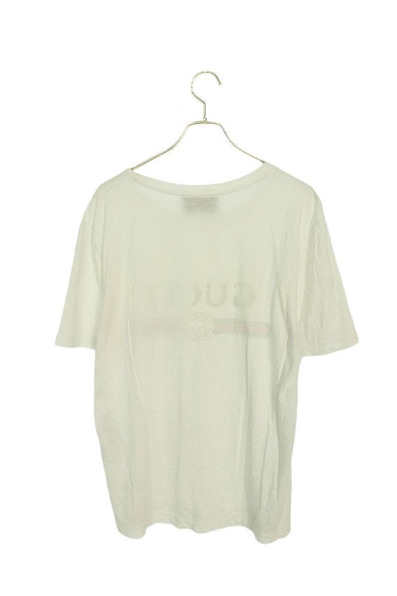 Gucci Gucci Oversized Logo Washed Tee White Size US M / EU 48-50 / 2 - 2 Thumbnail