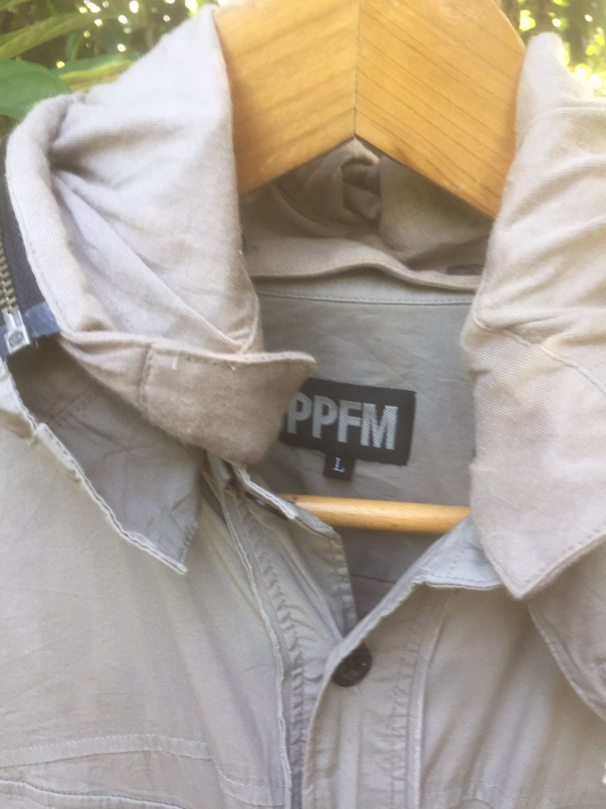 Japanese Brand × PPFM PPFM Button up Hoodie military punk goth Size US S / EU 44-46 / 1 - 5 Thumbnail
