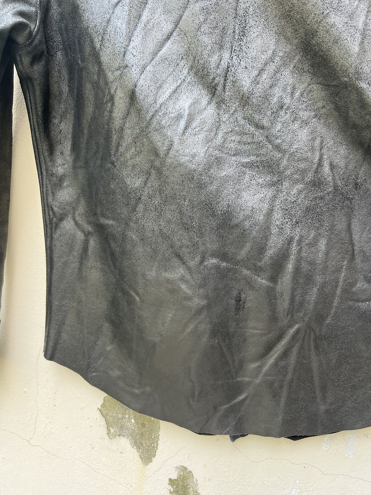 Leather B.B.H. Clothing Japan Distress Cow Leather Western Shirt Size US M / EU 48-50 / 2 - 17 Thumbnail