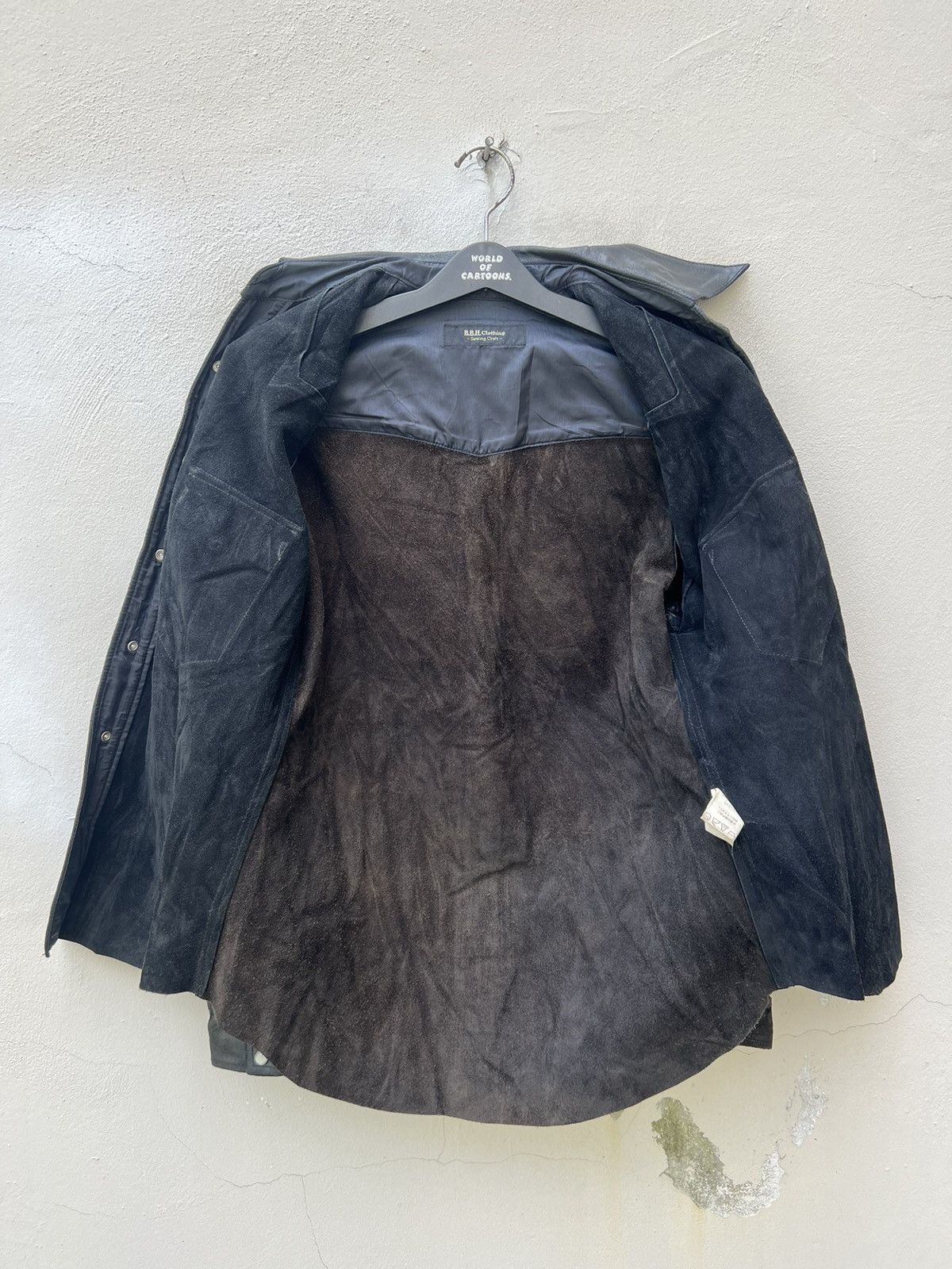 Leather B.B.H. Clothing Japan Distress Cow Leather Western Shirt Size US M / EU 48-50 / 2 - 22 Thumbnail