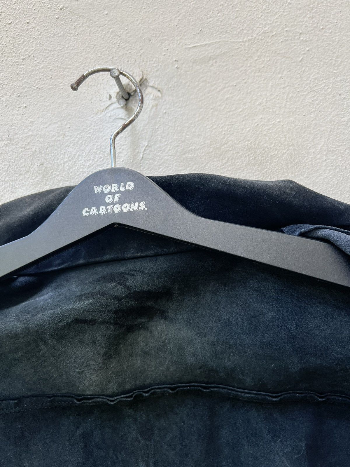 Vintage 70s 80s Ibex Fade Black Suede Leather Trucker Jacket