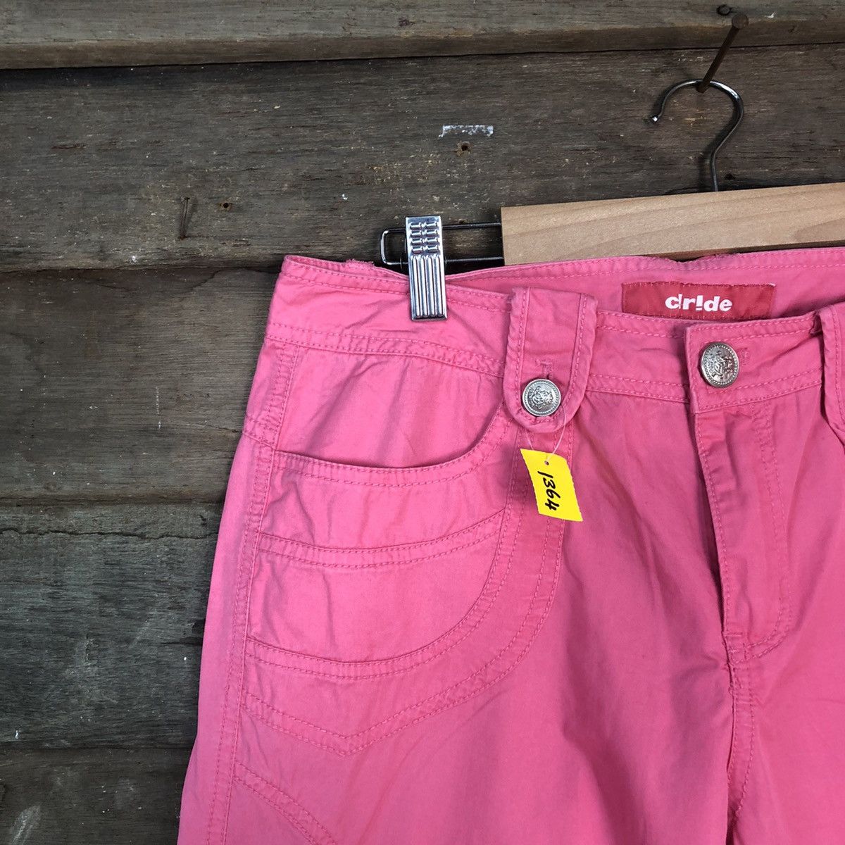 Japanese Brand DLL Circle Pink Cargo utility Multipocket Pants #1364 Size 30" / US 8 / IT 44 - 4 Thumbnail