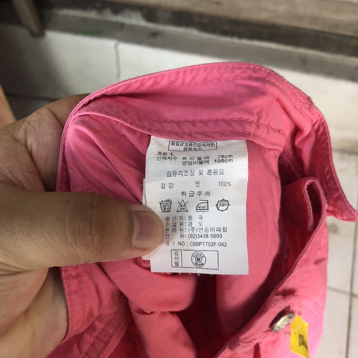 Japanese Brand DLL Circle Pink Cargo utility Multipocket Pants #1364 Size 30" / US 8 / IT 44 - 17 Thumbnail