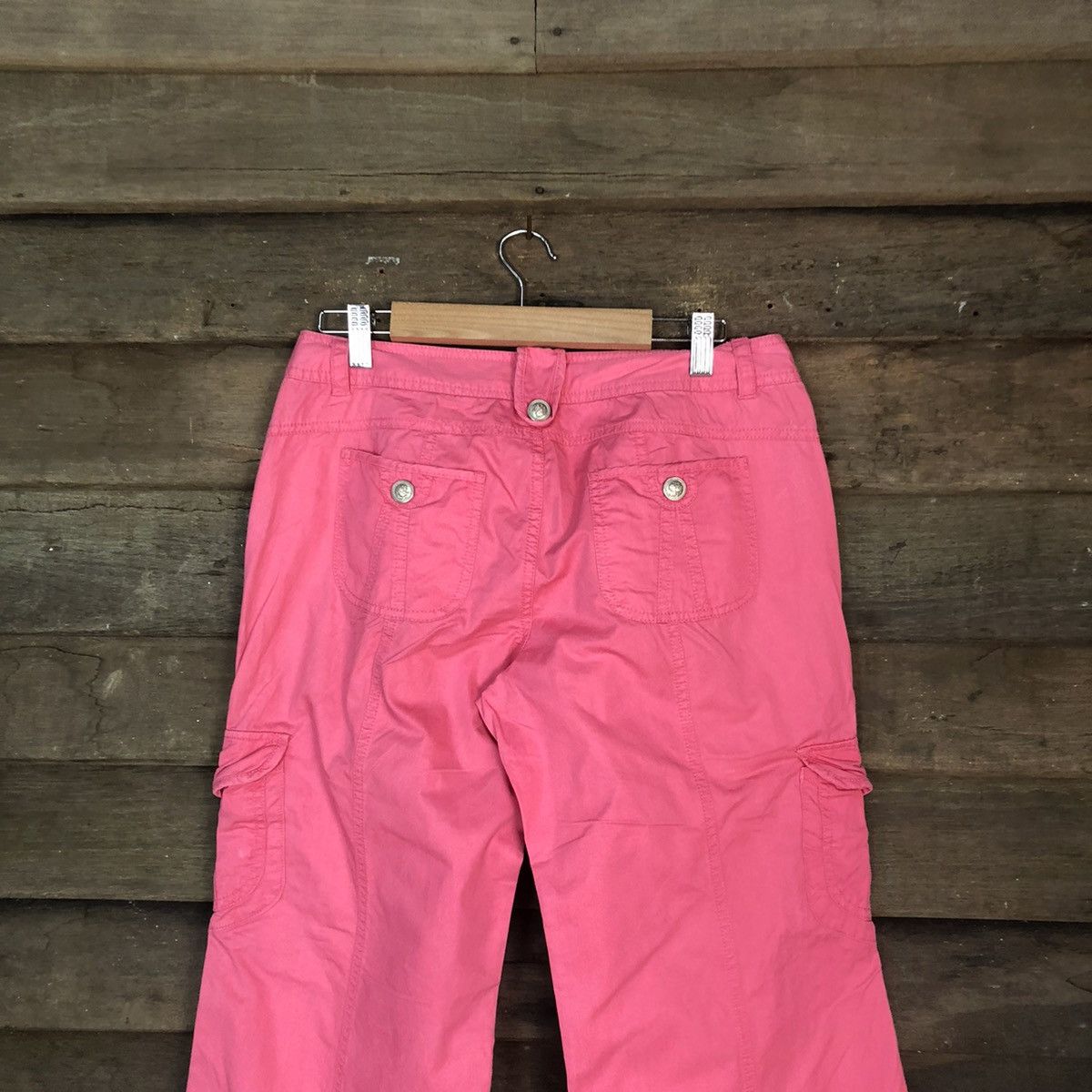 Japanese Brand DLL Circle Pink Cargo utility Multipocket Pants #1364 Size 30" / US 8 / IT 44 - 12 Thumbnail