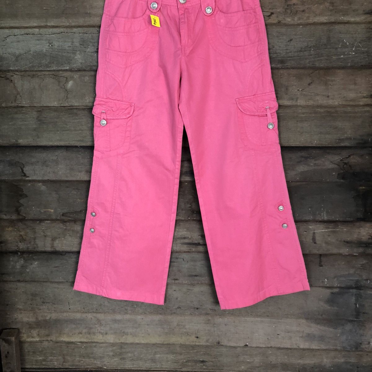 Japanese Brand DLL Circle Pink Cargo utility Multipocket Pants #1364 Size 30" / US 8 / IT 44 - 3 Thumbnail