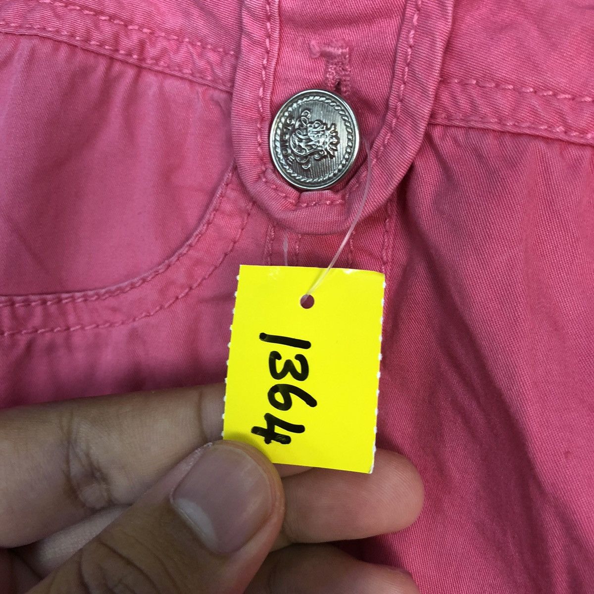 Japanese Brand DLL Circle Pink Cargo utility Multipocket Pants #1364 Size 30" / US 8 / IT 44 - 10 Thumbnail