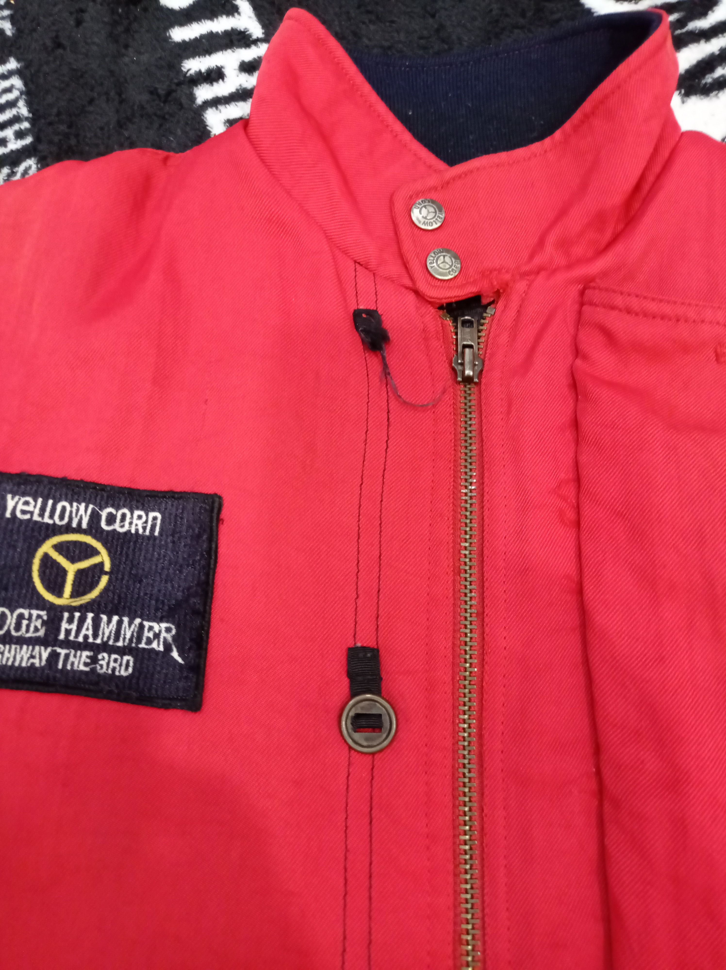YELLOW CORN Vintage 90s Yellowcorn Jacket Racing Big Logo Size US L / EU 52-54 / 3 - 5 Thumbnail