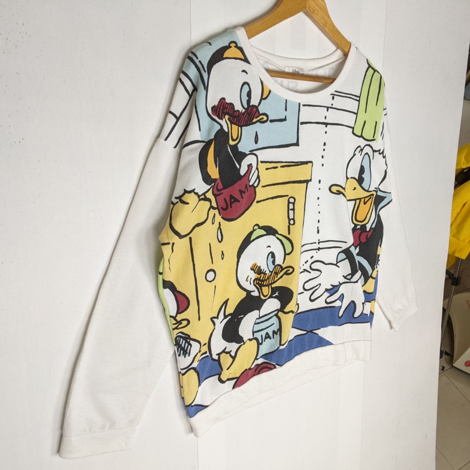 Disney DISNEY Donald Duck Full Print Jumper Sweatshirt Size XL / US 12-14 / IT 48-50 - 4 Thumbnail
