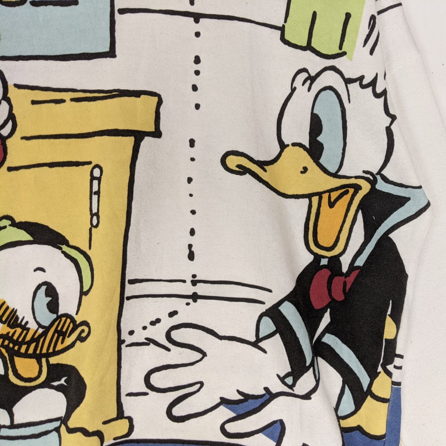 Disney DISNEY Donald Duck Full Print Jumper Sweatshirt Size XL / US 12-14 / IT 48-50 - 7 Thumbnail