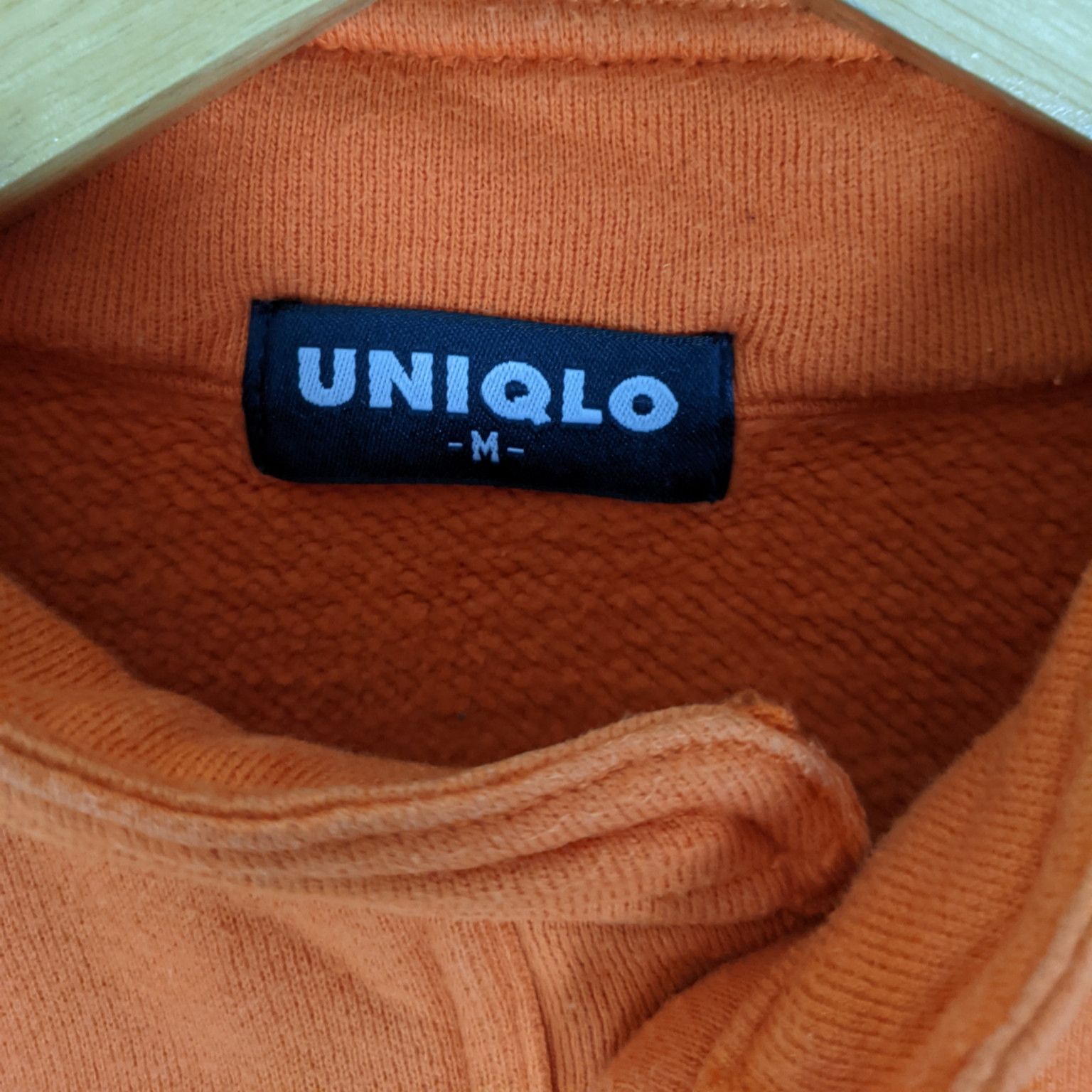 Japanese Brand × Uniqlo Vintage 90's UNIQLO Plain Orange Jumper Sweatshirt Size US M / EU 48-50 / 2 - 7 Thumbnail