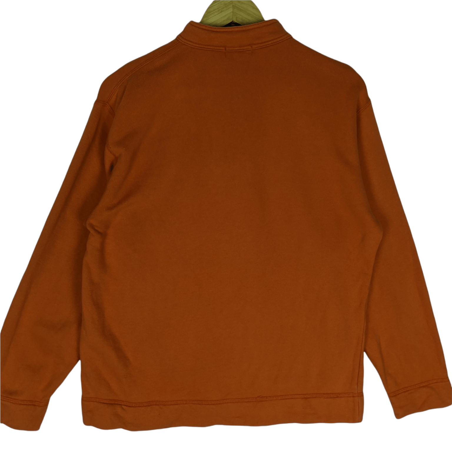 Japanese Brand × Uniqlo Vintage 90's UNIQLO Plain Orange Jumper Sweatshirt Size US M / EU 48-50 / 2 - 6 Thumbnail