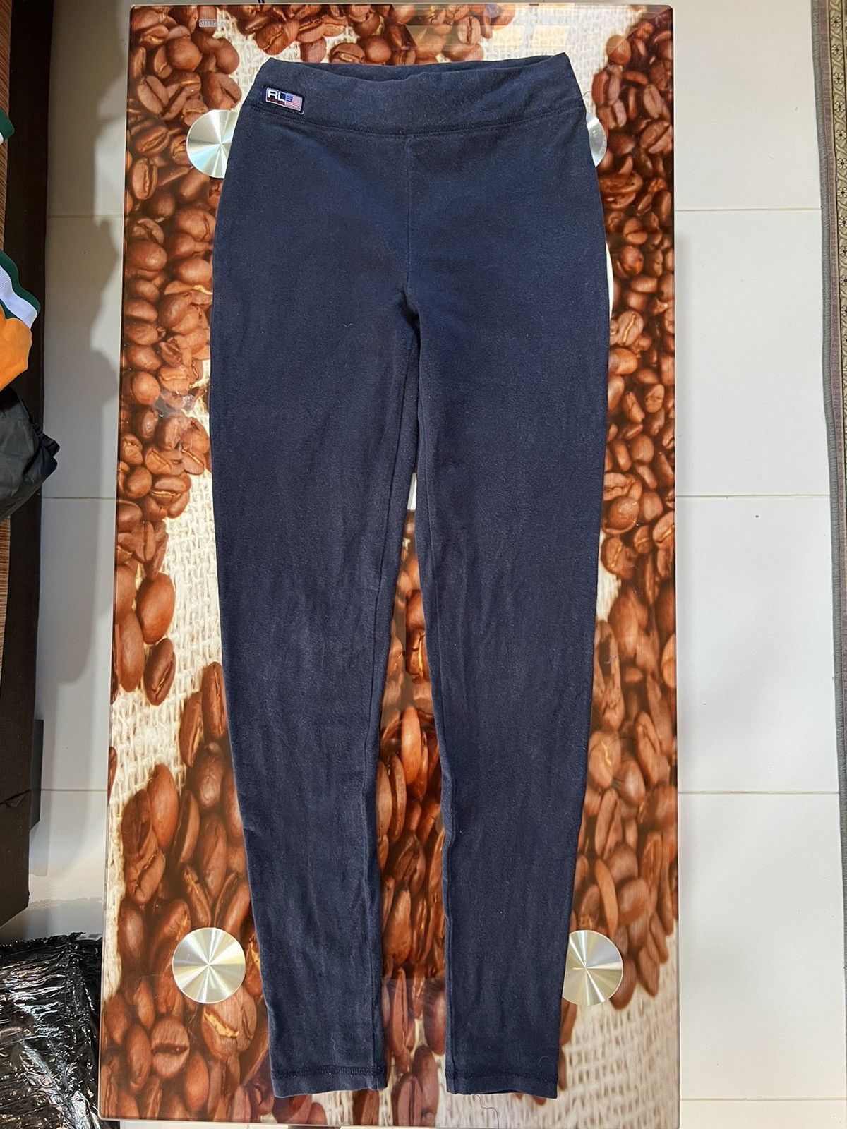image of Vintage Ralph Laurent Sport Legging in Dark Blue, Women's (Size 24)