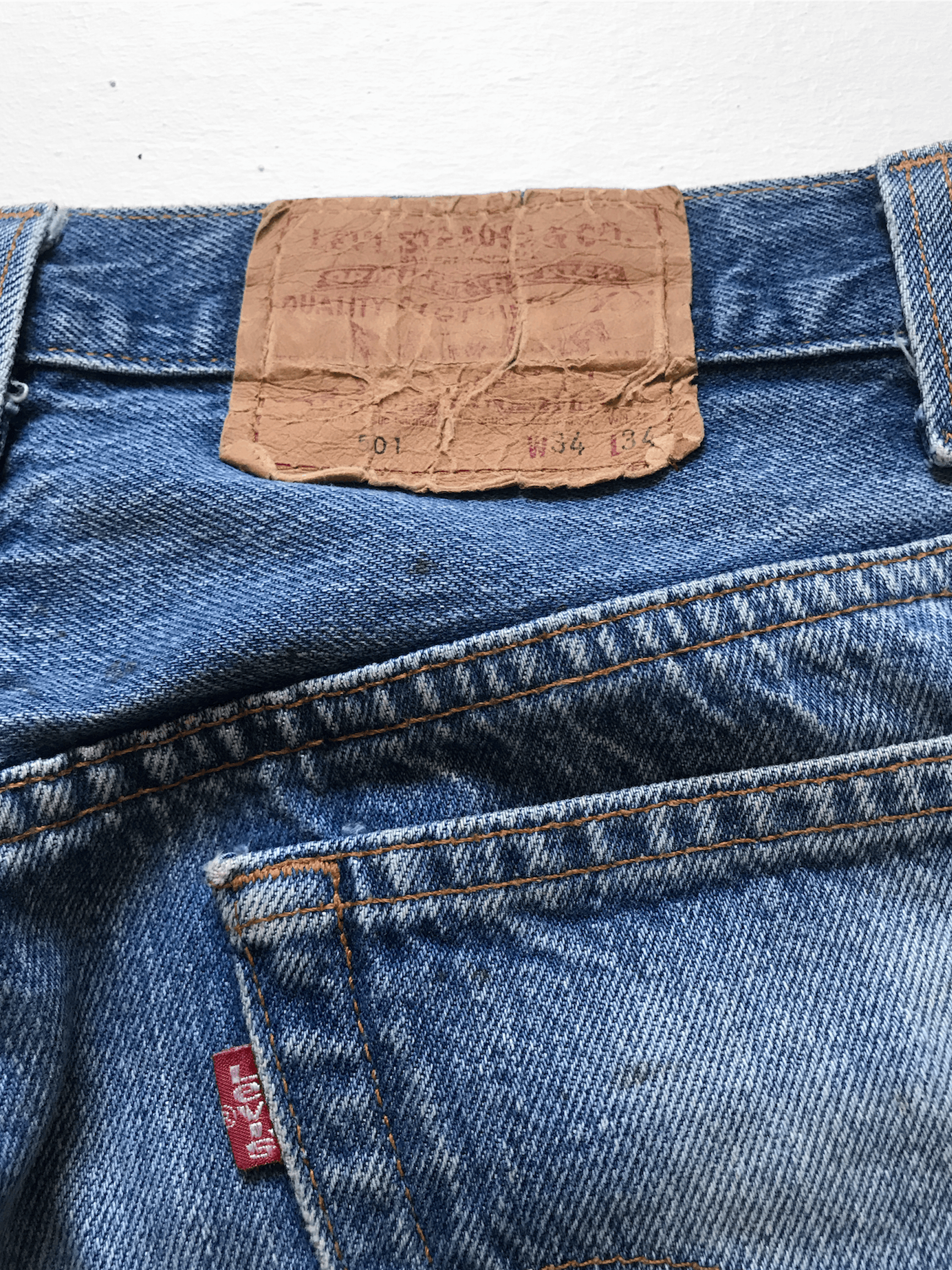 Levi's × Levi's Vintage Clothing × Vintage Vintage Distressed Levis 501 Stright Cut Size US 32 / EU 48 - 5 Thumbnail