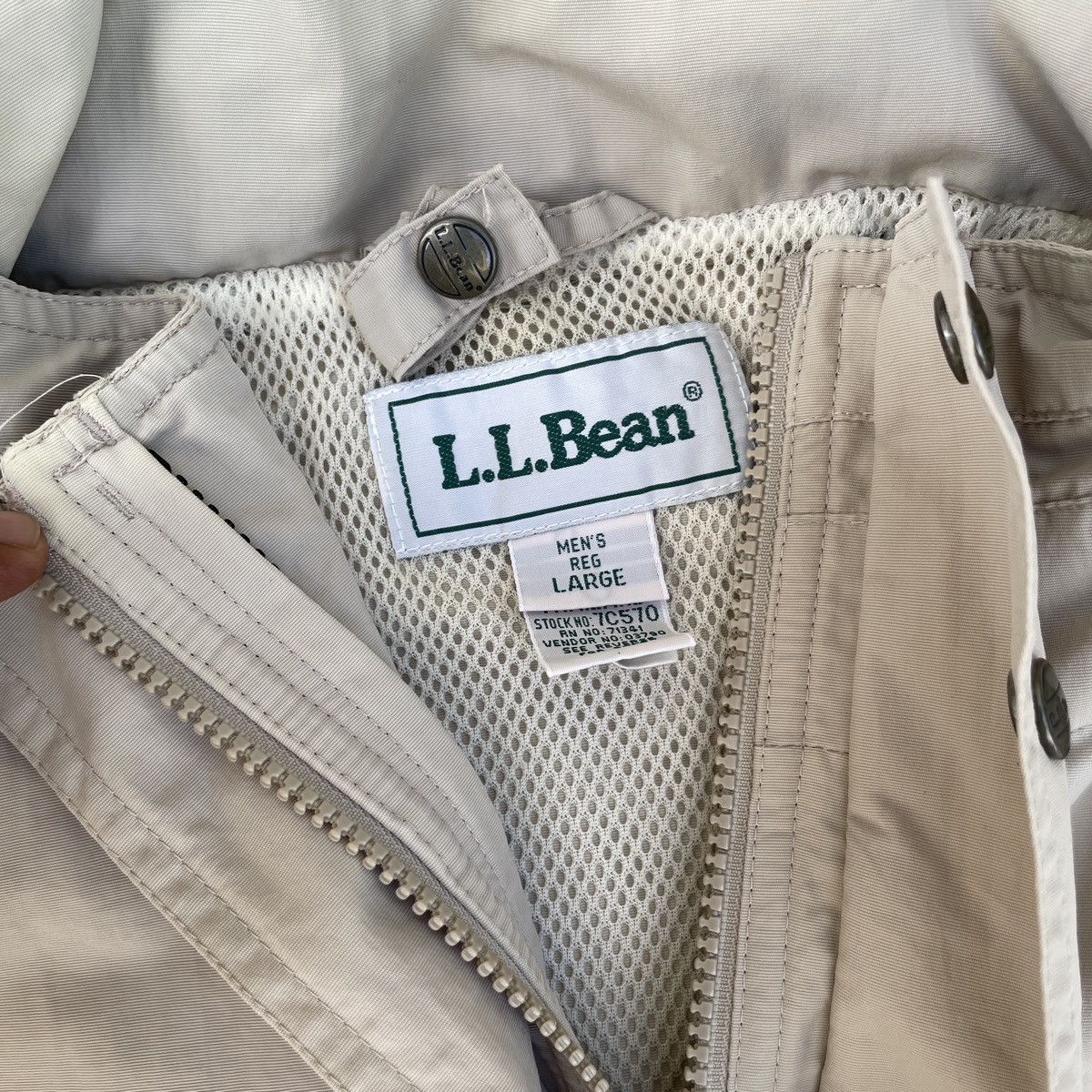 L.L. Bean × Vintage Vintage L.L Bean Light Jacket Tactical Pocket Size US L / EU 52-54 / 3 - 8 Thumbnail
