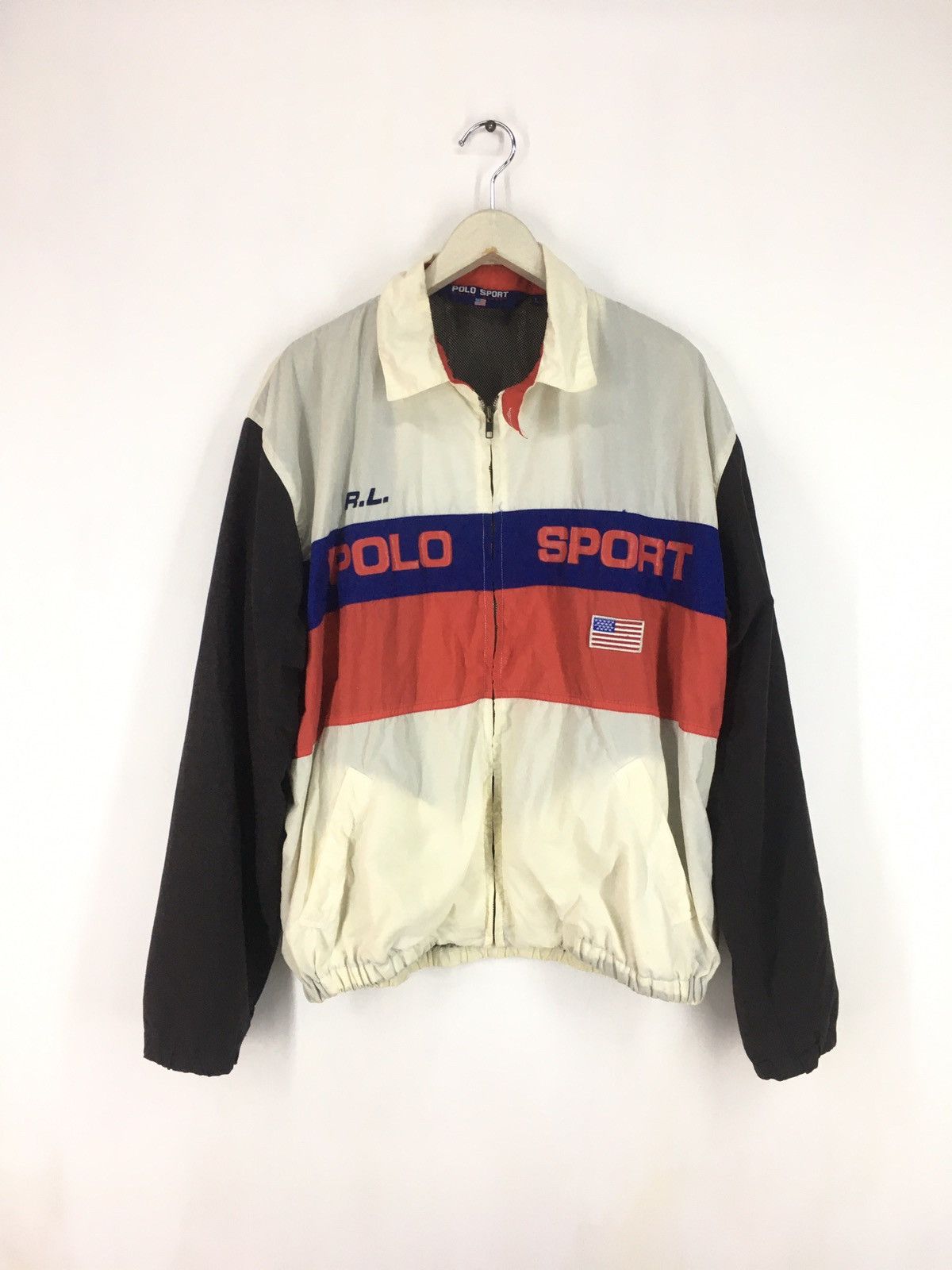 Polo Ralph Lauren Polo Sport by Ralph Lauren USA flag colour zip up jacket Size US L / EU 52-54 / 3 - 1 Thumbnail