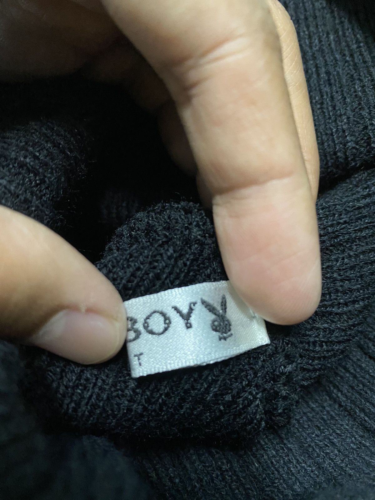 Playboy × Vintage PLAYBOY BIG LOGO BEANIE/SNOW CAP Size ONE SIZE - 6 Thumbnail