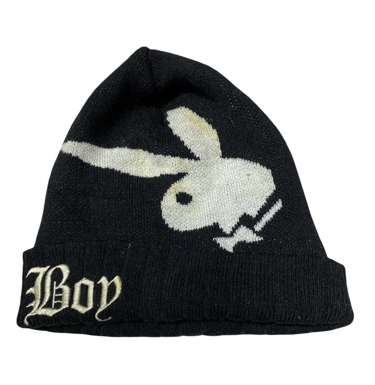 Playboy × Vintage PLAYBOY BIG LOGO BEANIE/SNOW CAP Size ONE SIZE - 1 Thumbnail