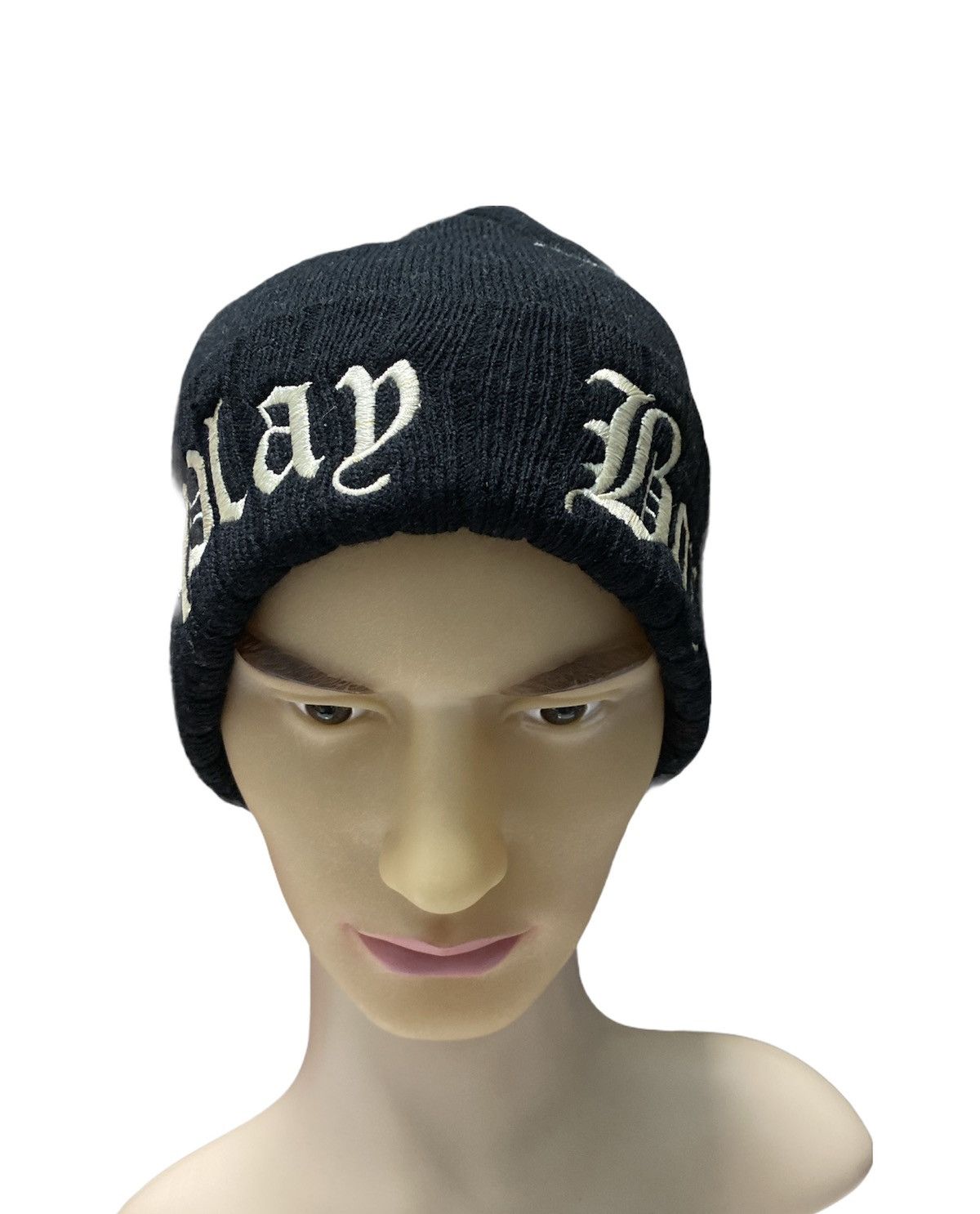Playboy × Vintage PLAYBOY BIG LOGO BEANIE/SNOW CAP Size ONE SIZE - 3 Thumbnail
