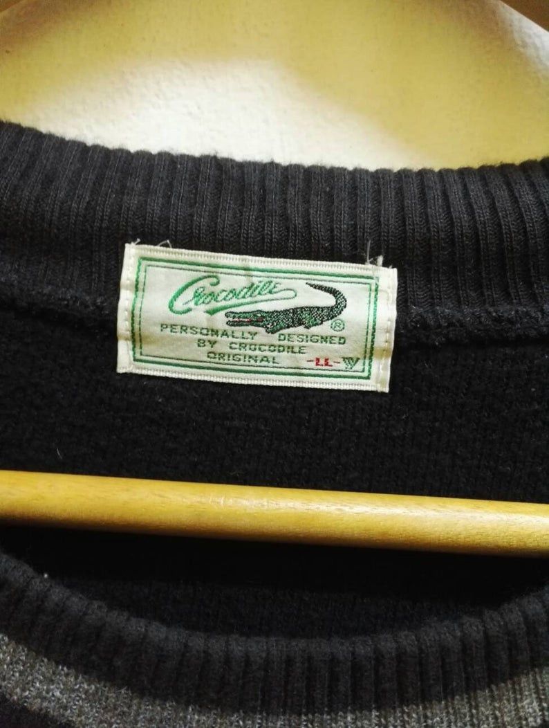 Japanese Brand Vintage Crocodile Sweatshirt Embroidered Big Logo Japan Size US XL / EU 56 / 4 - 5 Thumbnail