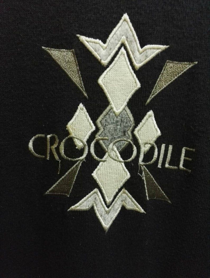 Japanese Brand Vintage Crocodile Sweatshirt Embroidered Big Logo Japan Size US XL / EU 56 / 4 - 2 Thumbnail