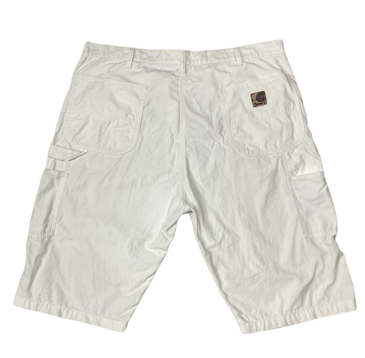 image of Carhartt Wip Carhatt Oversize Short Pants in White, Men's (Size 42)