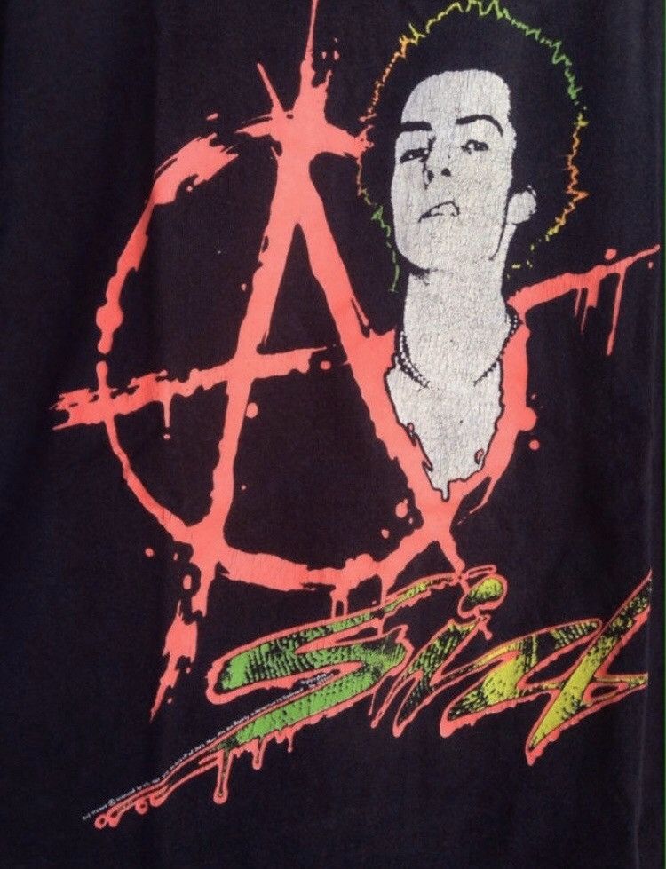 Band Tees Vintage 90s Sid Vicious sex pistols MY WAY punk t shirt Size US S / EU 44-46 / 1 - 3 Thumbnail