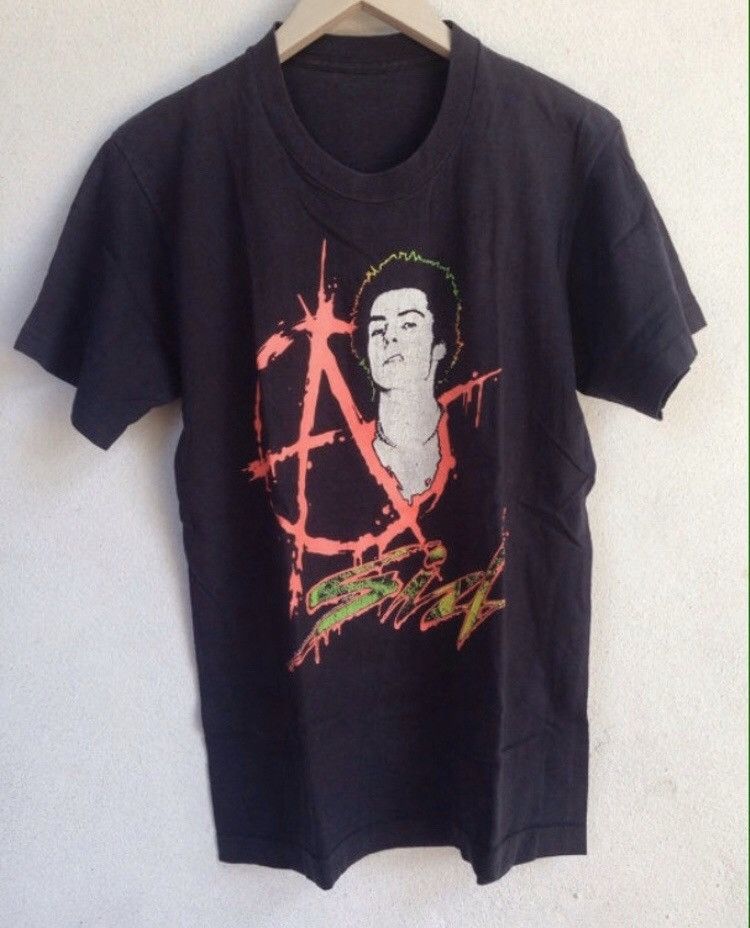Band Tees Vintage 90s Sid Vicious sex pistols MY WAY punk t shirt Size US S / EU 44-46 / 1 - 1 Thumbnail