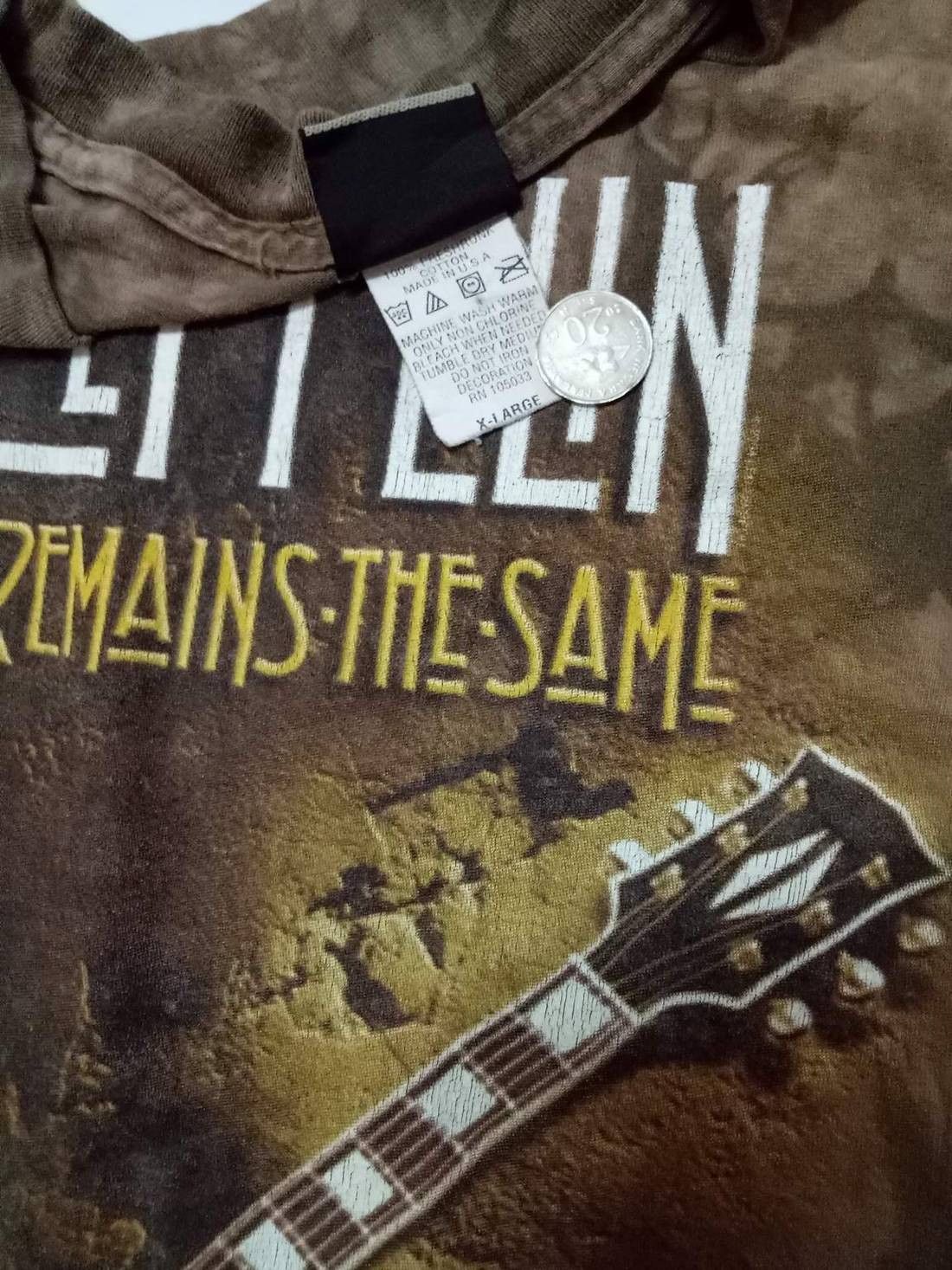 Band Tees × Led Zeppelin VINTAGE LED ZEPPELIN tie dye grunge tee t-shirt Size US XL / EU 56 / 4 - 4 Thumbnail