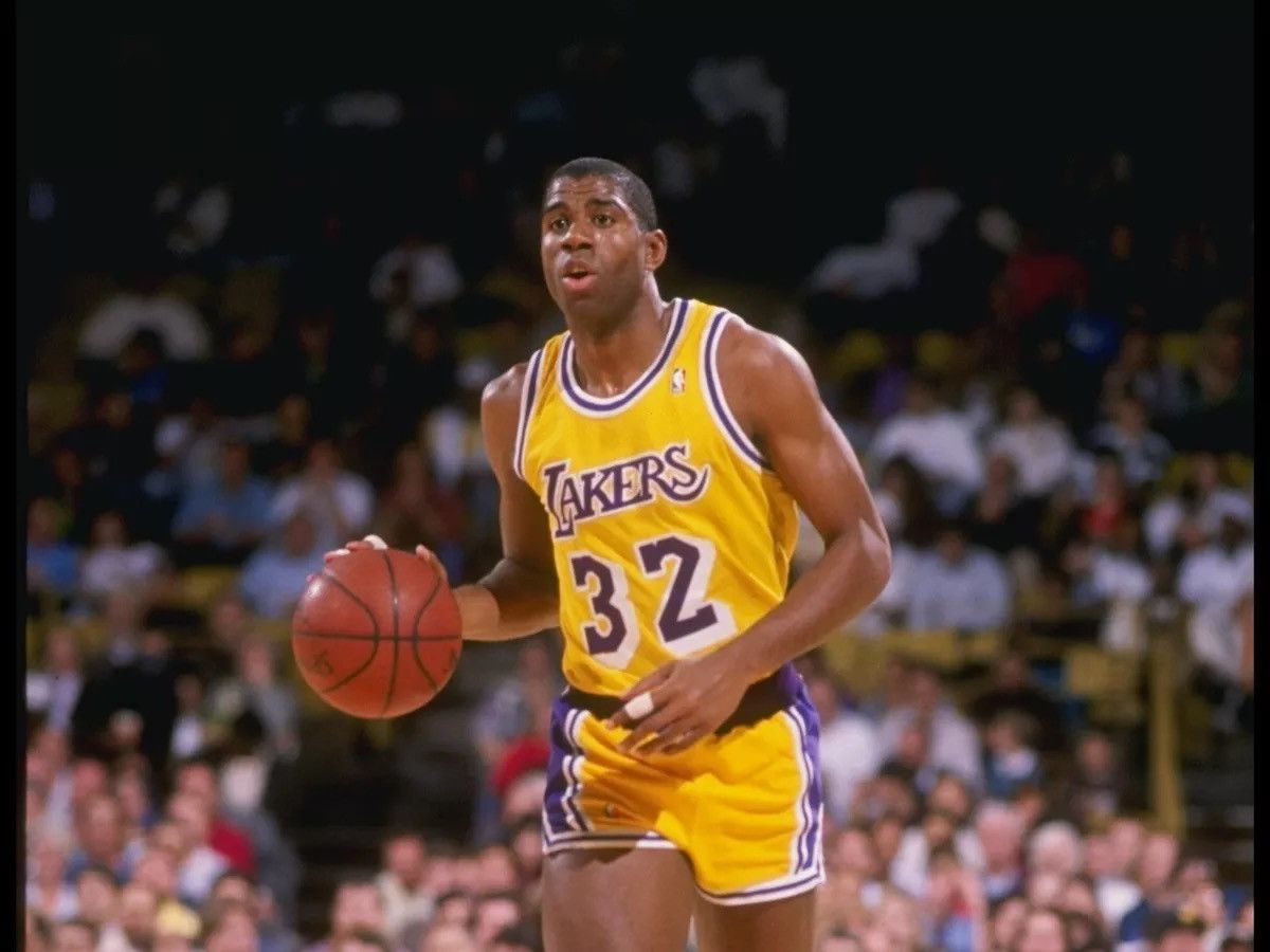 Adidas × NBA × Vintage MAGIC JOHNSON JERSEY Size US M / EU 48-50 / 2 - 1 Thumbnail
