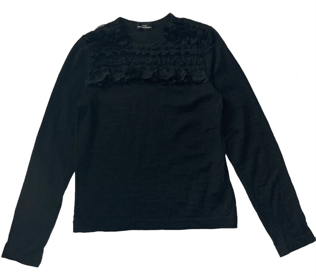 Comme des Garcons CDG TRICOT LACE SHIRTS Size XS / US 0-2 / IT 36-38 - 1 Thumbnail