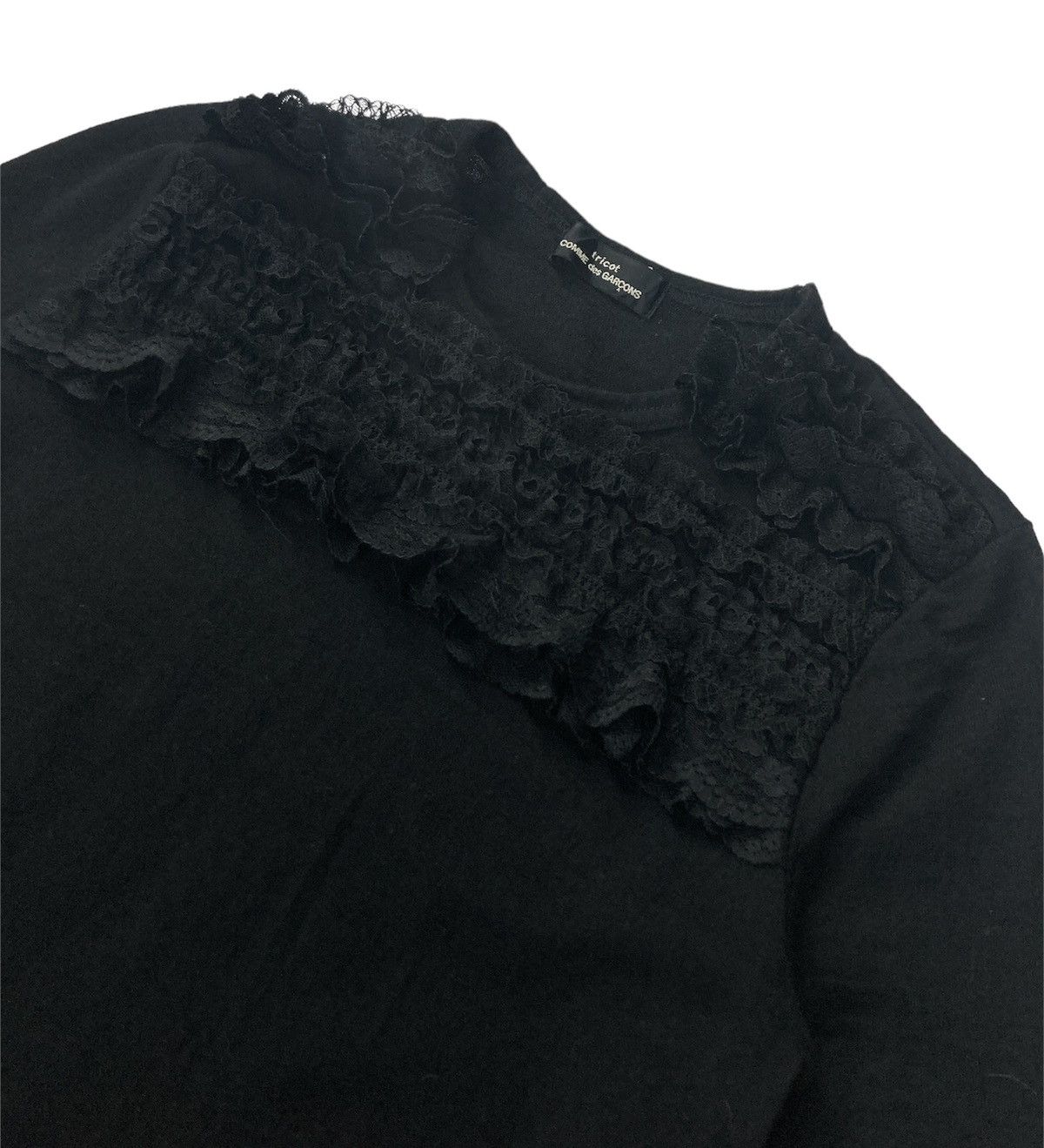 Comme des Garcons CDG TRICOT LACE SHIRTS Size XS / US 0-2 / IT 36-38 - 2 Thumbnail