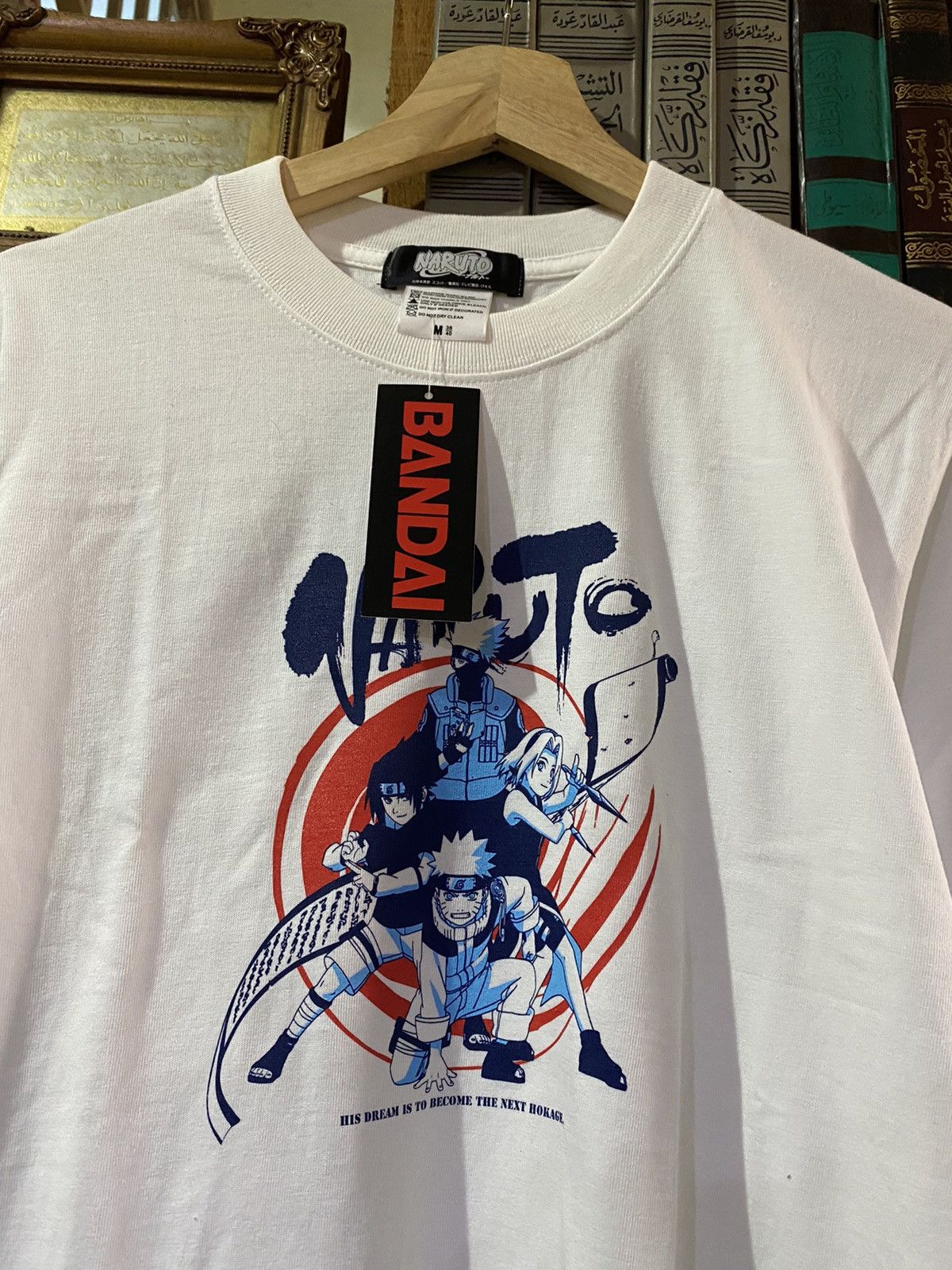 Anime (NOS) Vintage Naruto Team 7 Bandai Anime Manga Shirt Size US M / EU 48-50 / 2 - 3 Thumbnail