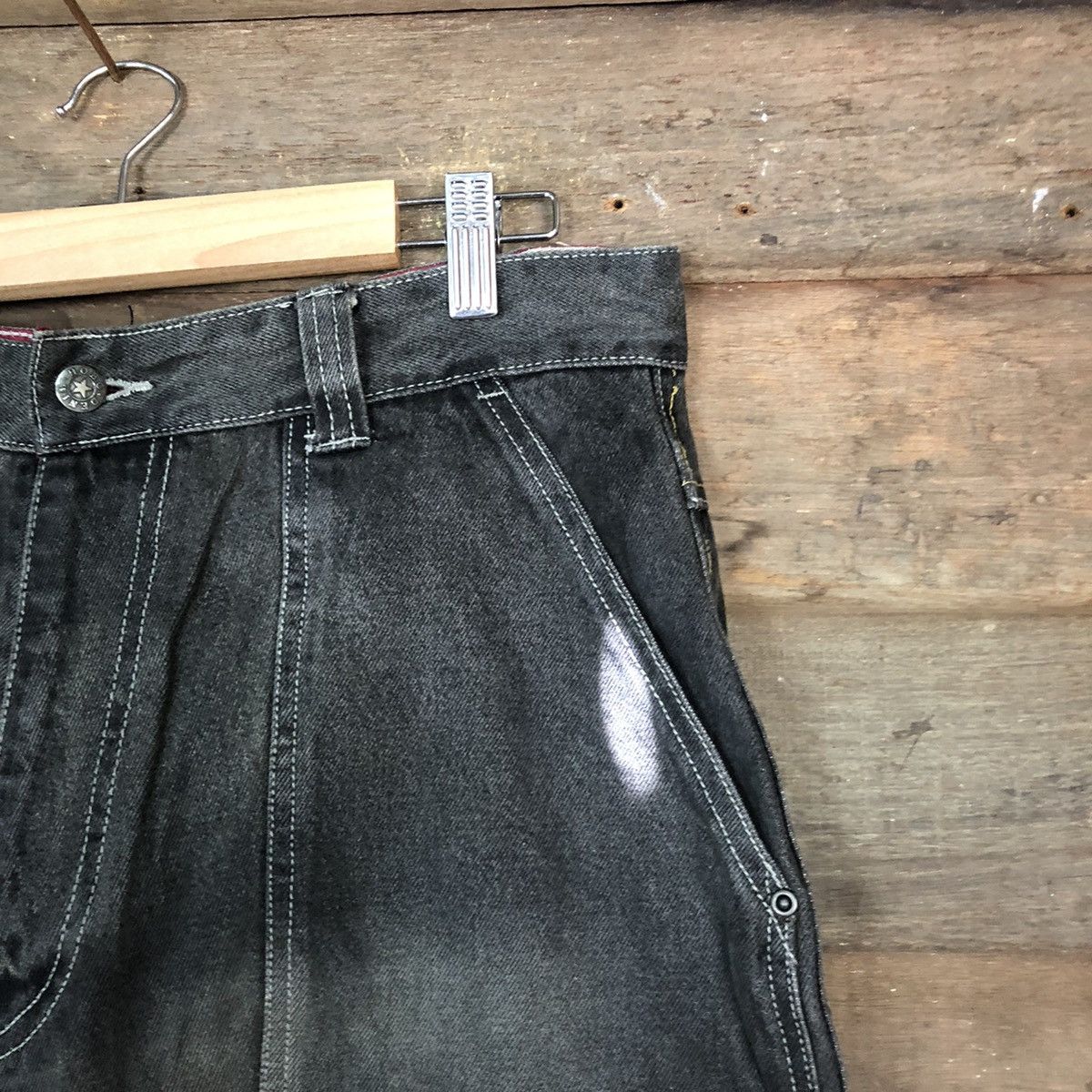 Chance The Rapper DL Hobo Denim Baggie hip hop Multipocket Pants #1503 Size US 33 - 8 Thumbnail