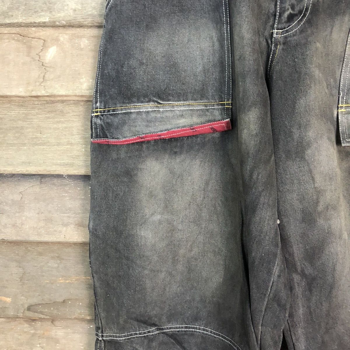 Chance The Rapper DL Hobo Denim Baggie hip hop Multipocket Pants #1503 Size US 33 - 4 Thumbnail