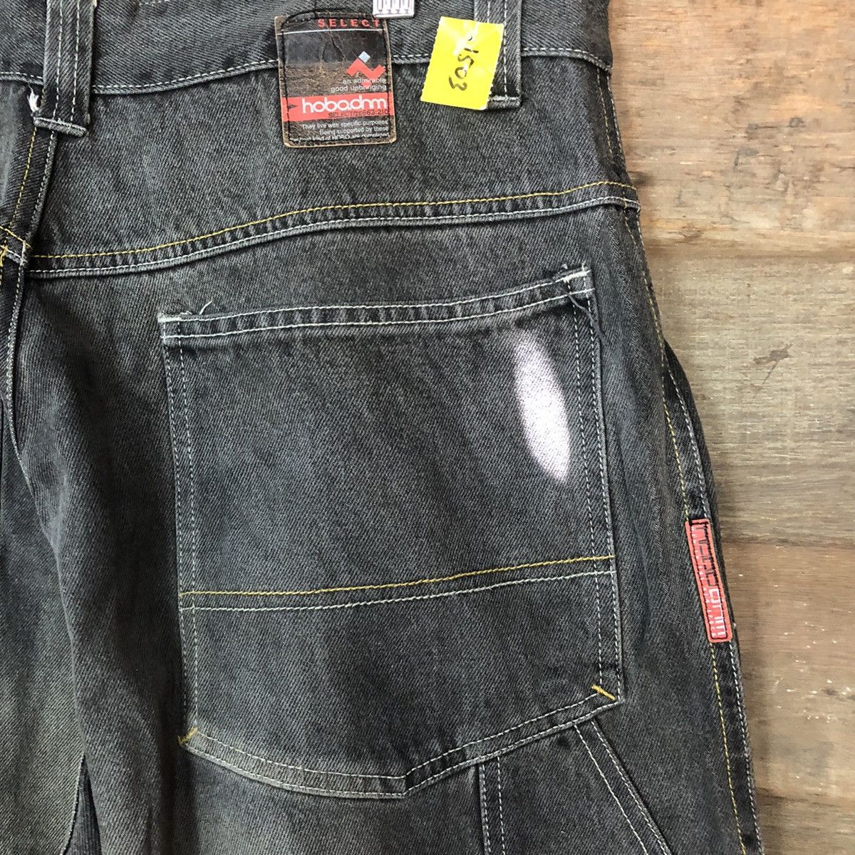 Chance The Rapper DL Hobo Denim Baggie hip hop Multipocket Pants #1503 Size US 33 - 13 Thumbnail