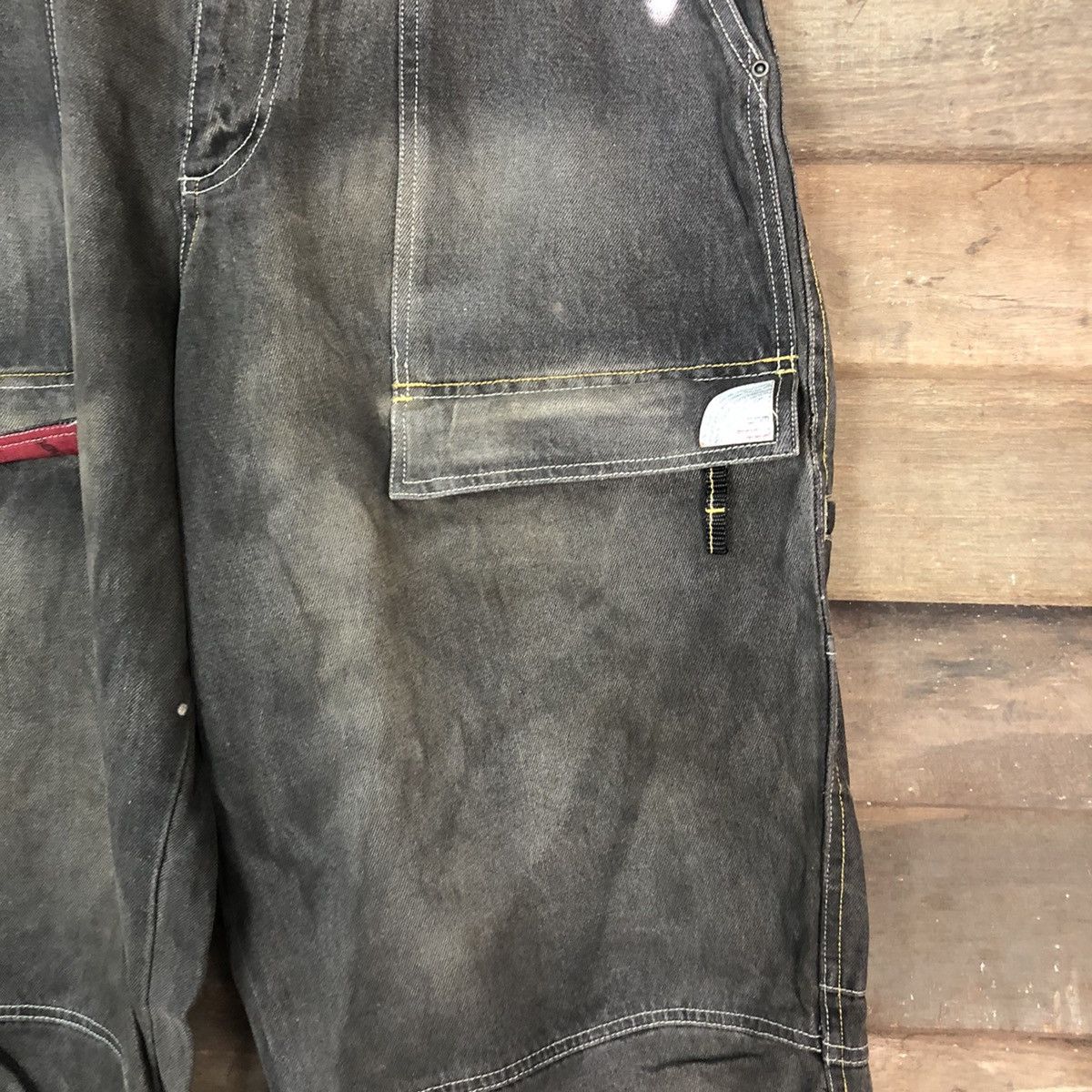 Chance The Rapper DL Hobo Denim Baggie hip hop Multipocket Pants #1503 Size US 33 - 5 Thumbnail