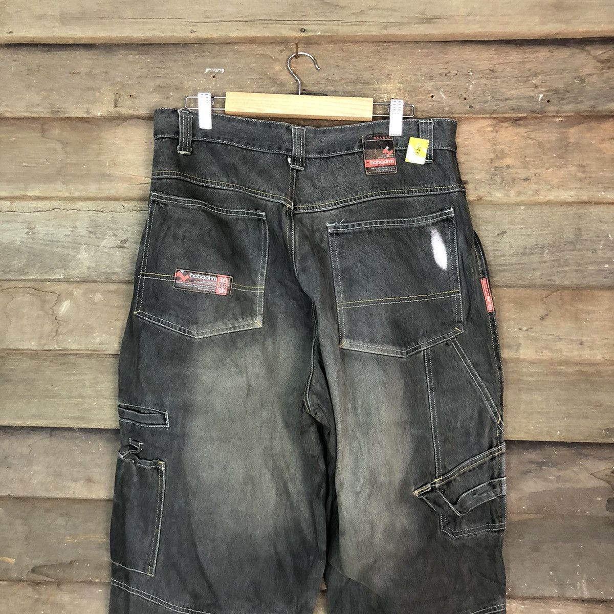 Chance The Rapper DL Hobo Denim Baggie hip hop Multipocket Pants #1503 Size US 33 - 10 Thumbnail