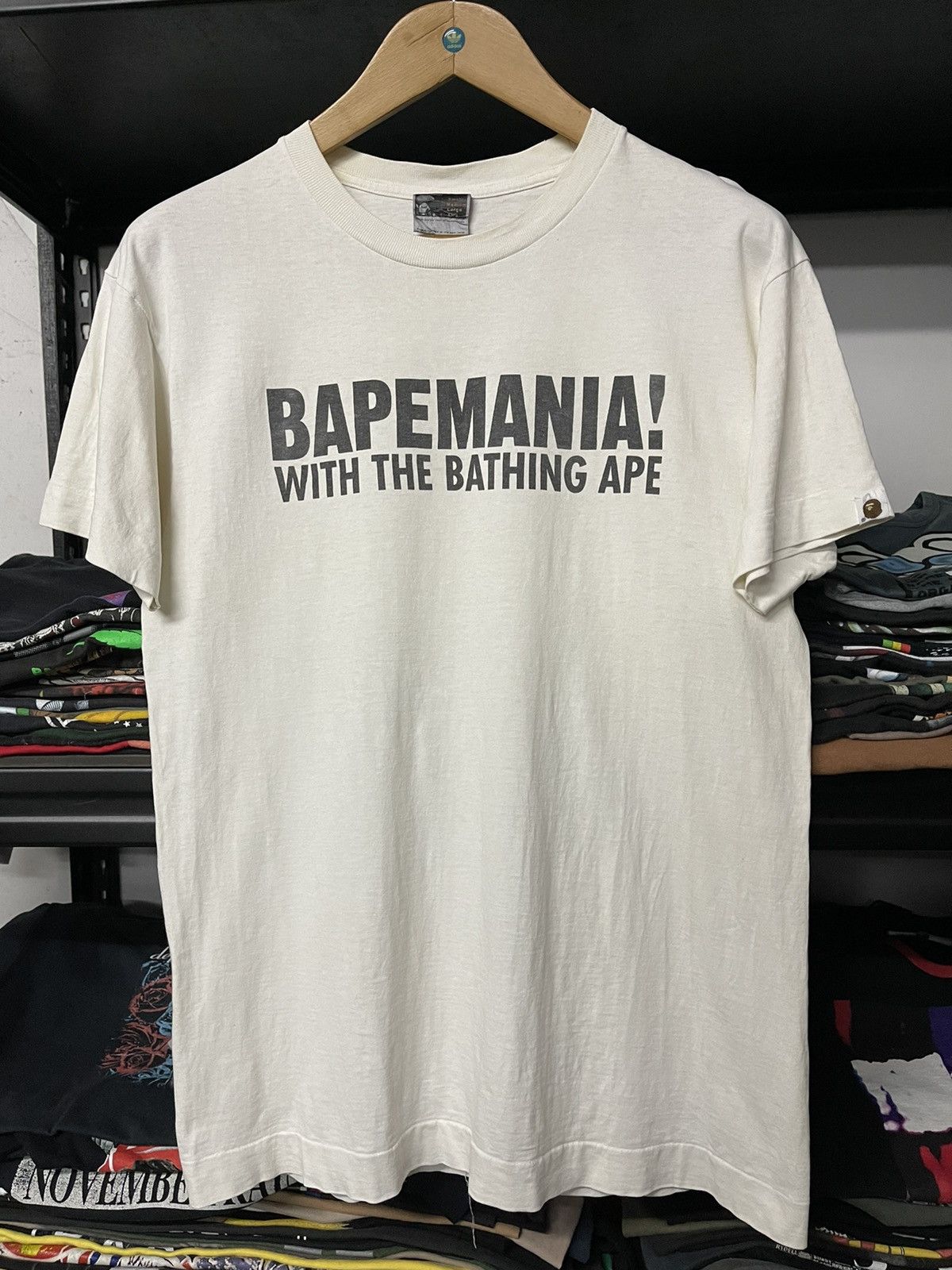 Bape Vintage Bapemanie Promo Faded Tees Size US L / EU 52-54 / 3 - 1 Thumbnail