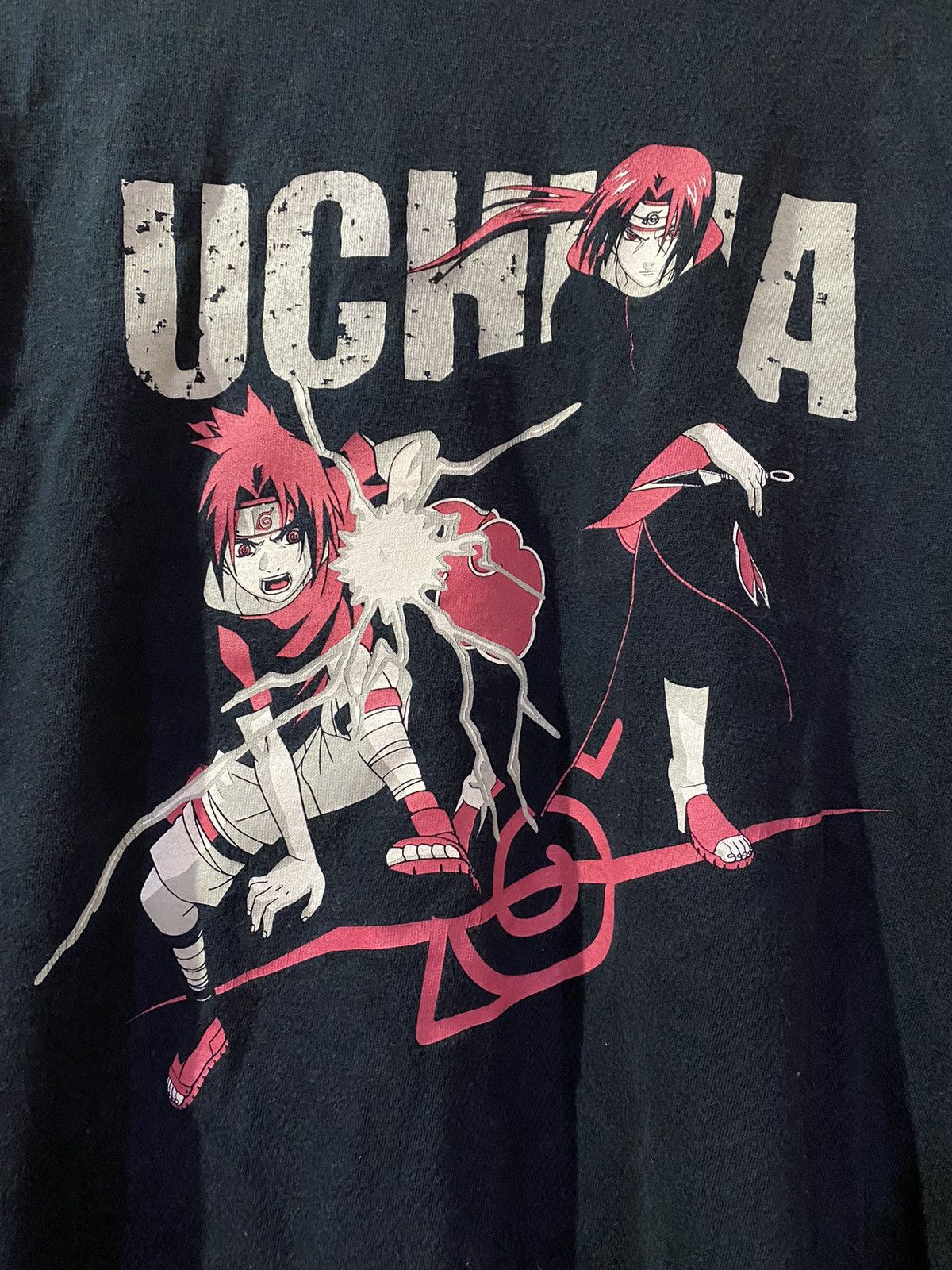 Anime Vintage 2002 Naruto Sasuke Itachi Size US M / EU 48-50 / 2 - 3 Thumbnail
